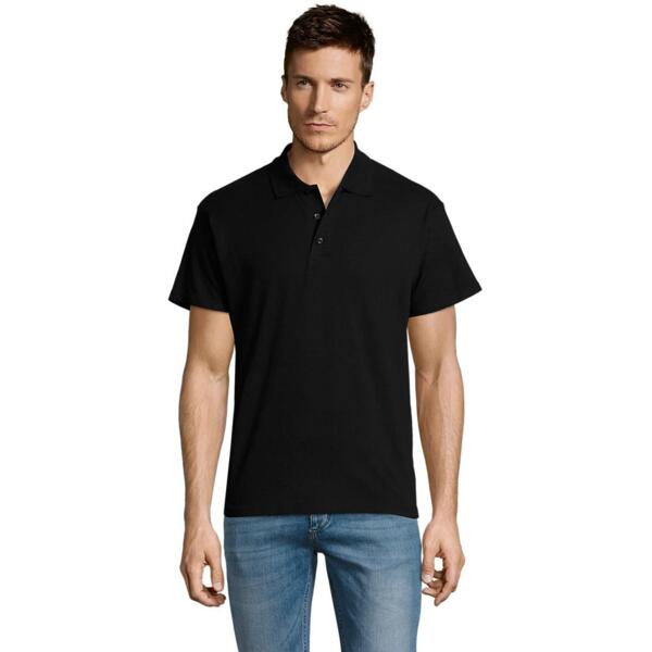 

Поло хлопковое мужское Sol’s SUMMER II 11342312 L черный