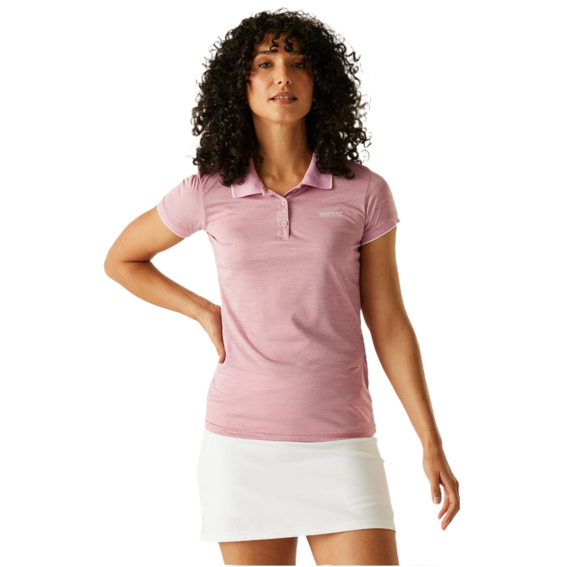 Поло женское Regatta Womens Remex II RWT178-5C2 12 розовое фото 1