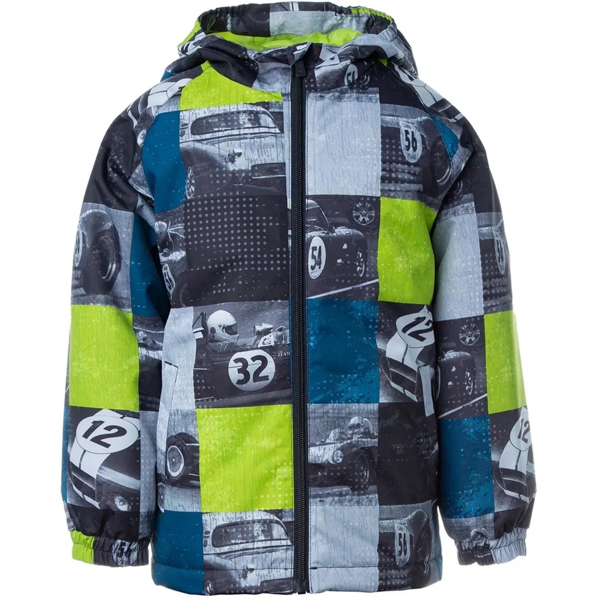 Куртка для хлопчика Huppa Alexis 18160010-02147 104 лайм з принтомфото1