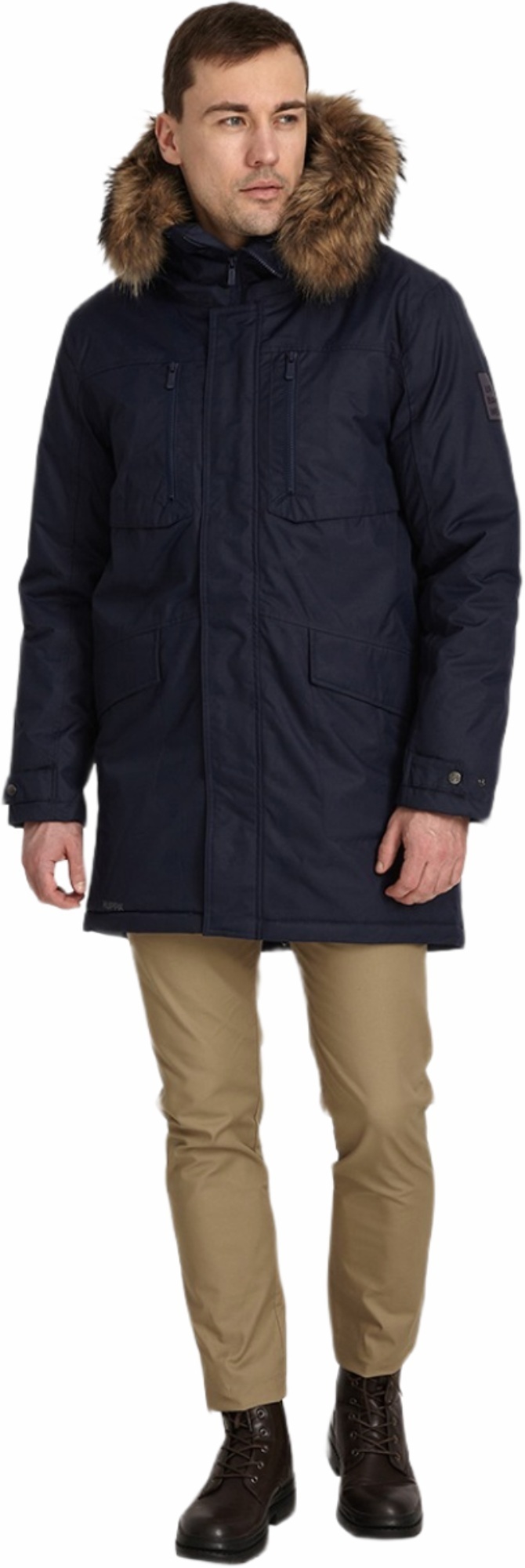 Парка чоловіча Huppa David 1 12278120-00086 XS темно-синяфото1