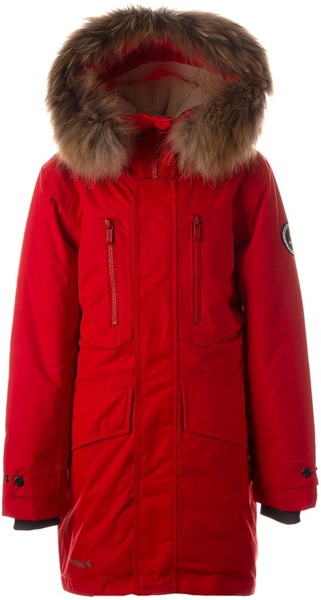 

Парка зимняя для мальчика Huppa Term David 1 12270120-70004 128 см красная