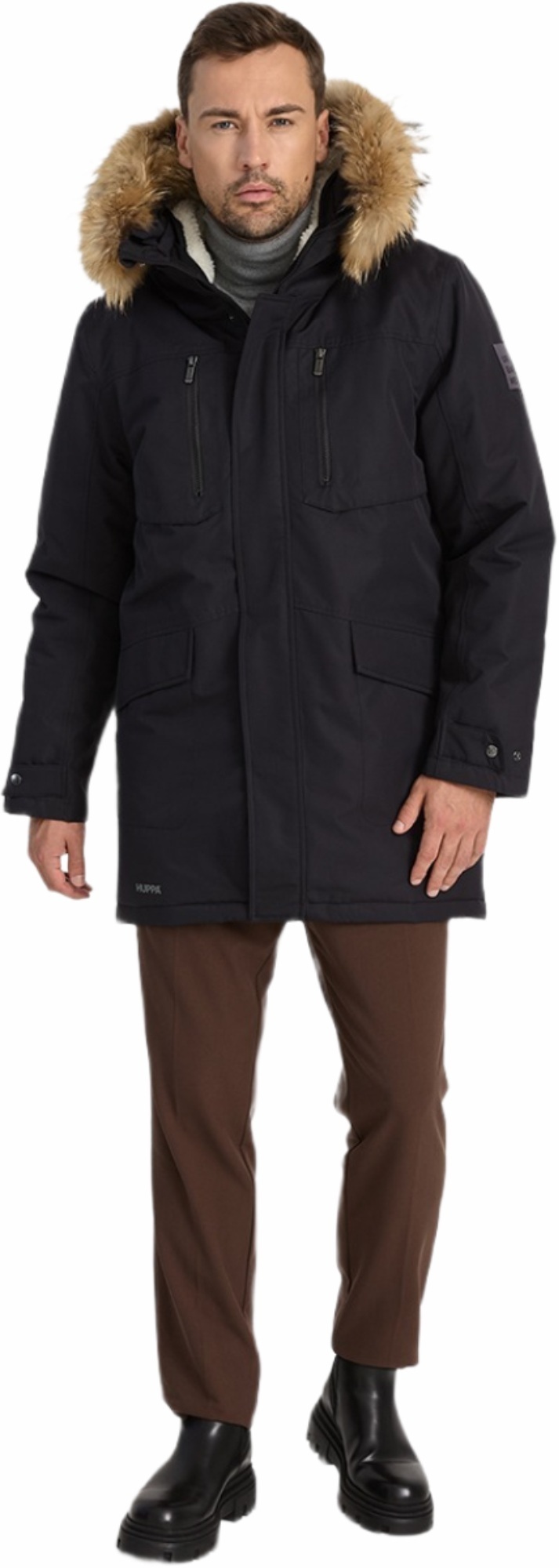 Парка чоловіча Huppa David 1 12278120-00009 XS чорнафото1