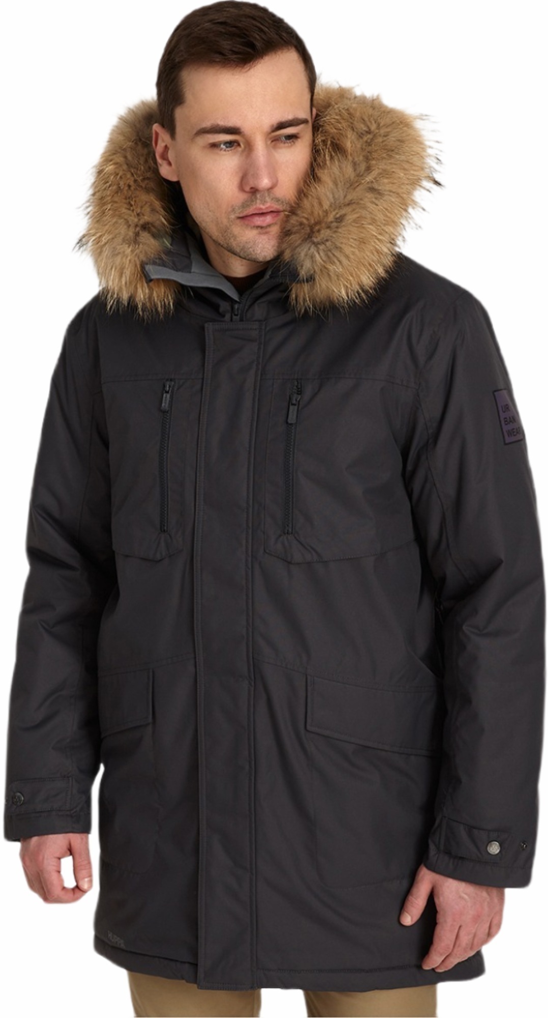 Парка мужская Huppa David 1 12278120-00018 2XL темно-серая фото 1