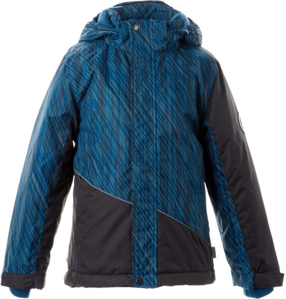 Куртка для хлопчика Huppa Alex 1 17800130-12766 128 бірюзово-зелена з принтом-темно-сірафото