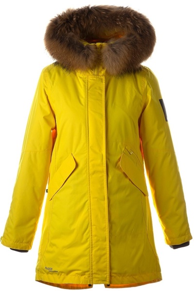 Парка зимова з хутром жіноча Huppa Term Vivian 1 12498120-70002 2XL жовтийфото