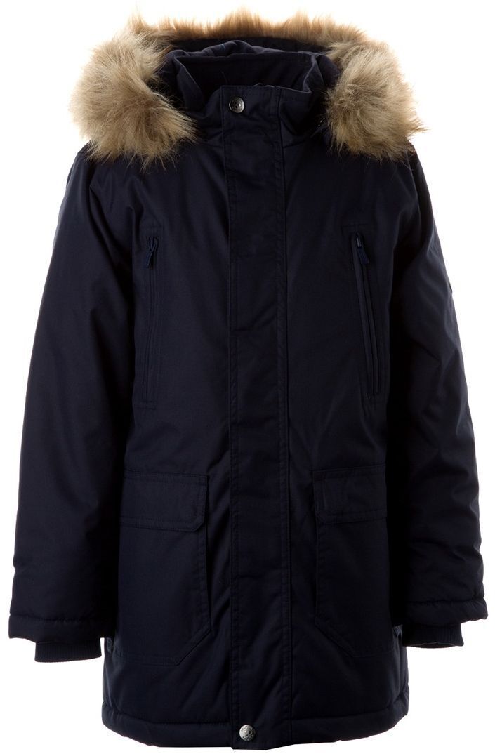 Парка зимняя для мальчика Huppa Term Roman 12380030-00086 158 см темно-синий фото 1