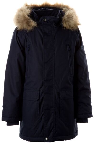 Парка зимняя для мальчика Huppa Term Roman 12380030-00086 158 см темно-синий фото 