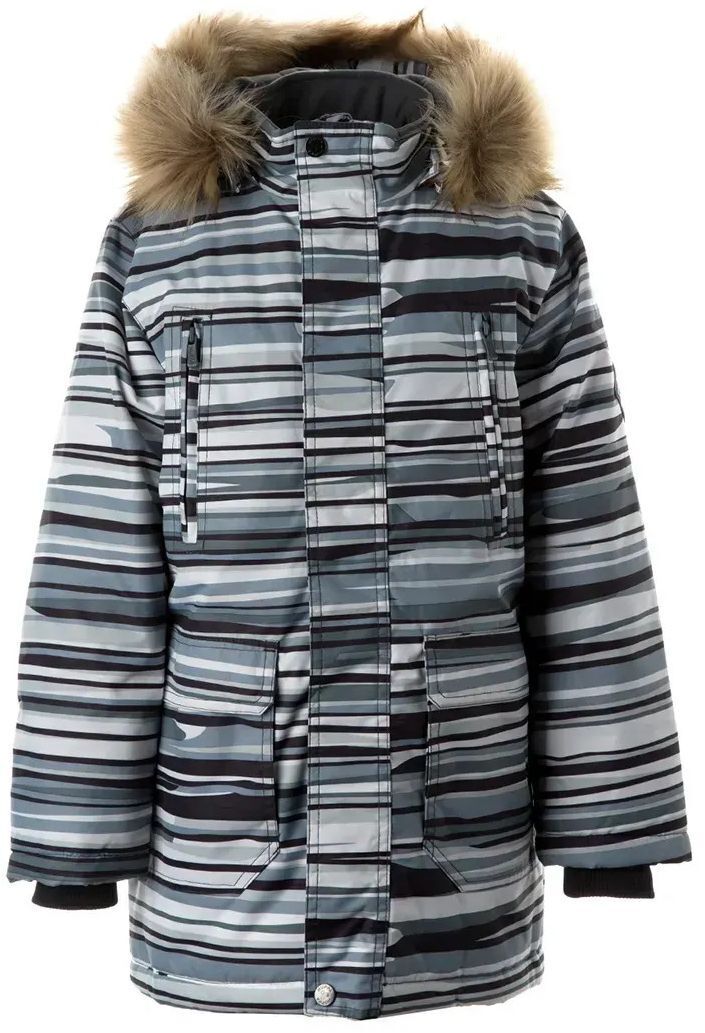 Парка зимняя для мальчика Huppa Roman 12380030-22048 116 серая фото 1