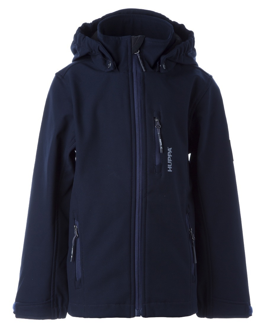 Куртка демісезонна Softshell для хлопчиків Huppa Jamie 2 18010200-10386 128 см темно-синій