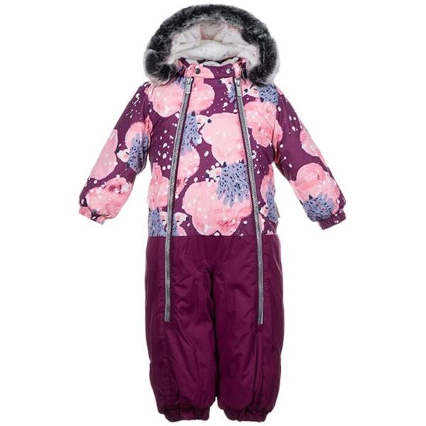 Комбинезон зимний для девочек Huppa Term Devon 2 36160230-83234 80 см бордовый фото 