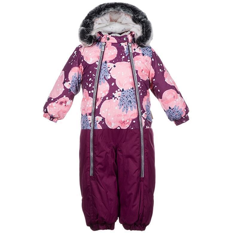 Комбинезон зимний для девочек Huppa Term Devon 2 36160230-83234 86 см бордовый