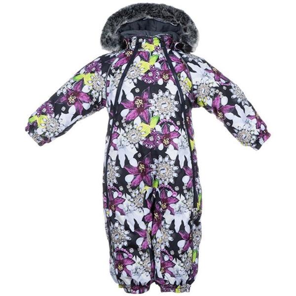 Комбинезон зимний для девочек Huppa Term Orion 36300030-81509 92 см черный фото 