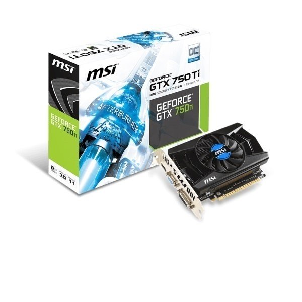 Видеокарта MSI GeForce GTX 750 Ti 2GB DDR5 V1 OC (N750Ti-2GD5/OCV1) фото 1