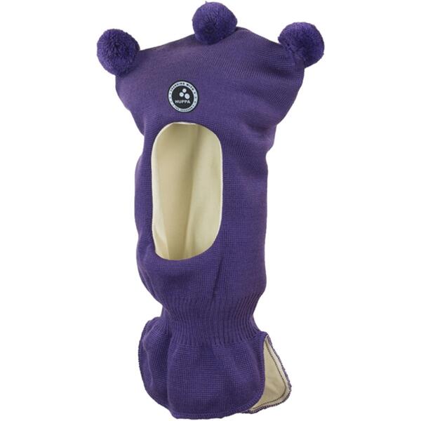 Шапка-шолом в’язана зимова дитяча Huppa Coco 85070000-70053 S бузковийфото