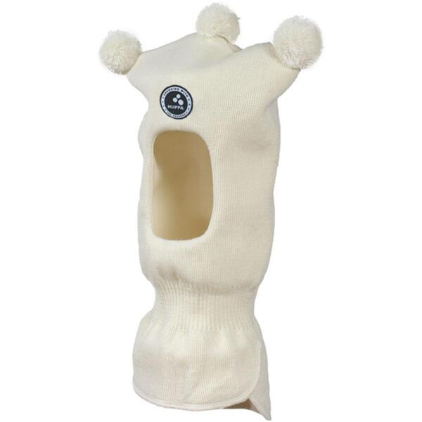 Шапка-шолом в’язана зимова дитяча Huppa Coco 85070000-60020 M білийфото