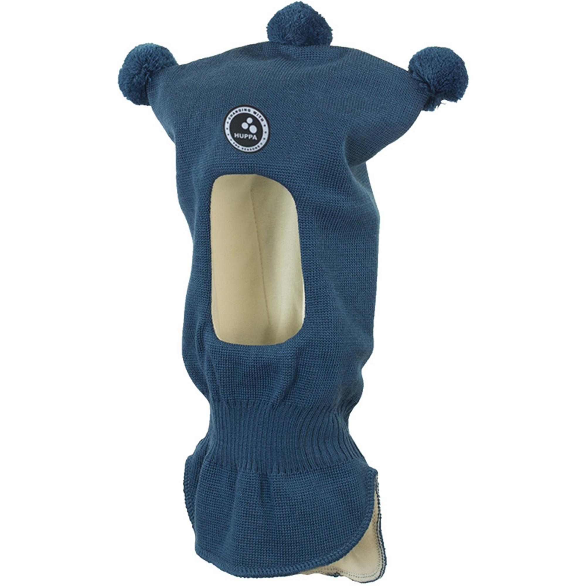 Шапка-шолом в’язана зимова дитяча Huppa Coco 85070000-80066 S бірюзово-зеленийфото1