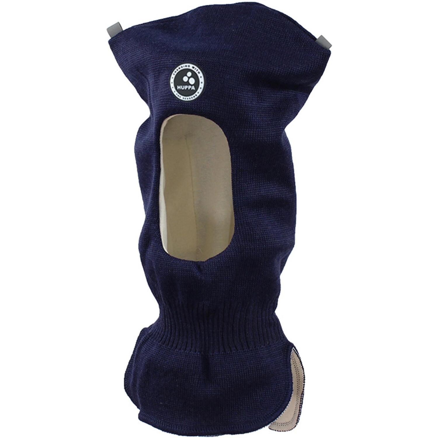 Шапка-шлем вязаная зимняя детская Huppa Coco 1 85070100-60086 M темно-синий