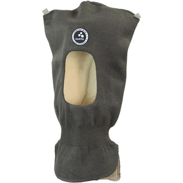 Шапка-шолом в’язана зимова дитяча Huppa Coco 1 85070100-70048 S сірийфото