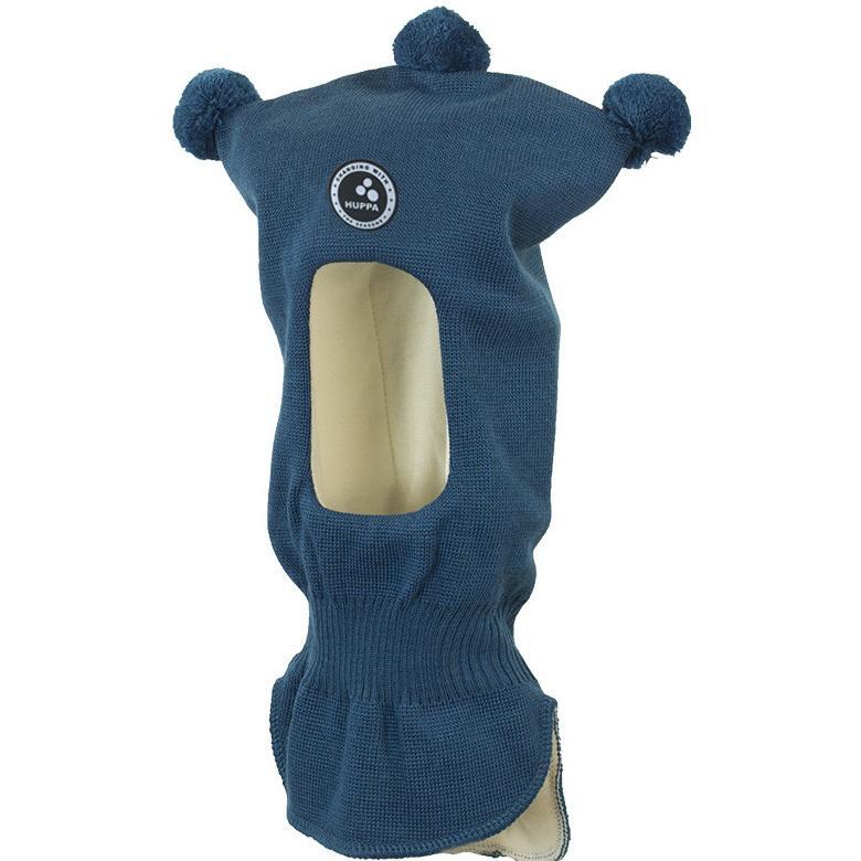 Шапка-шлем вязаная зимняя детская Huppa Term Coco 2 85070200-80066 S бирюзово-зеленый