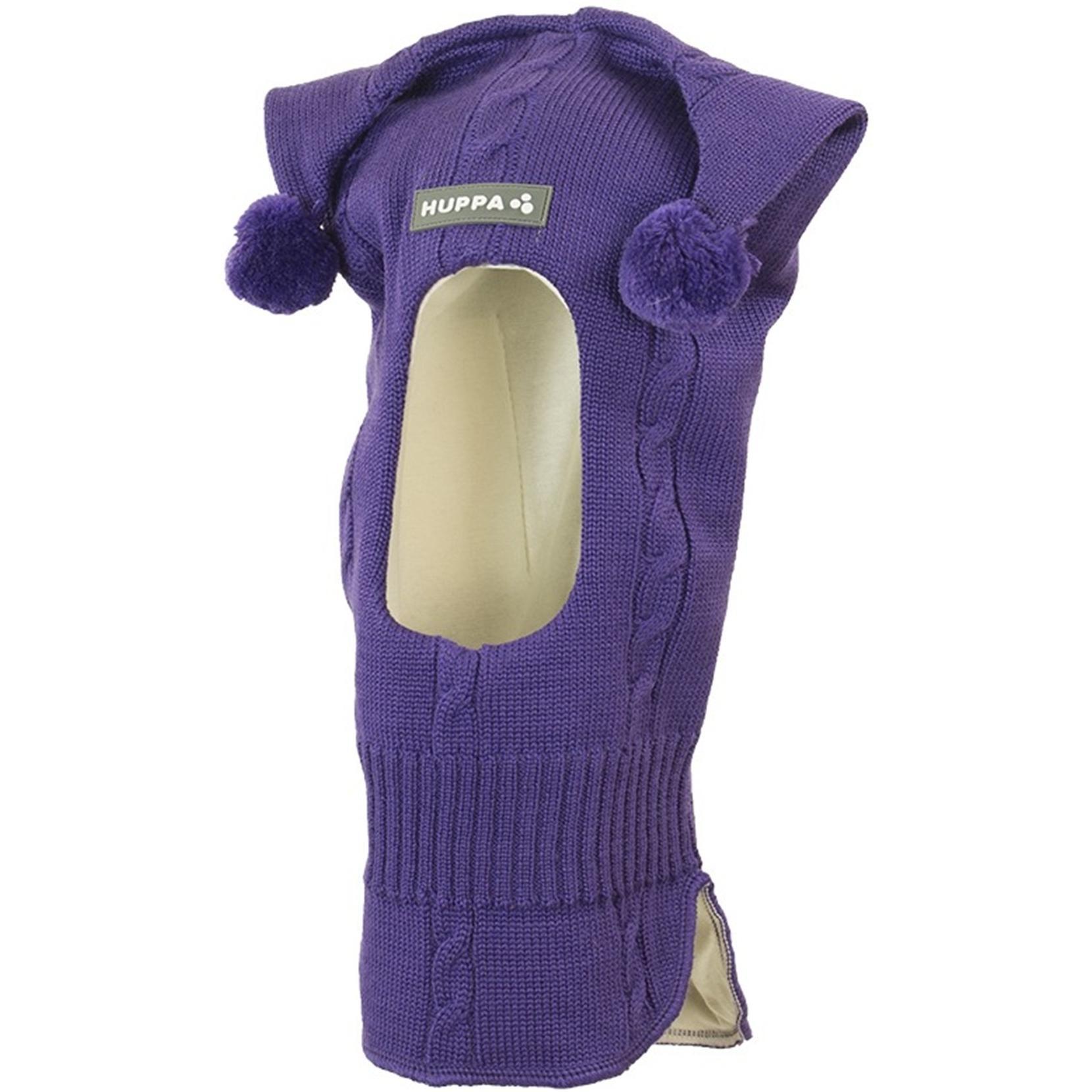 Шапка-шолом в’язана зимова дитяча Huppa Coco 4 85070400-70053 M бузковийфото1