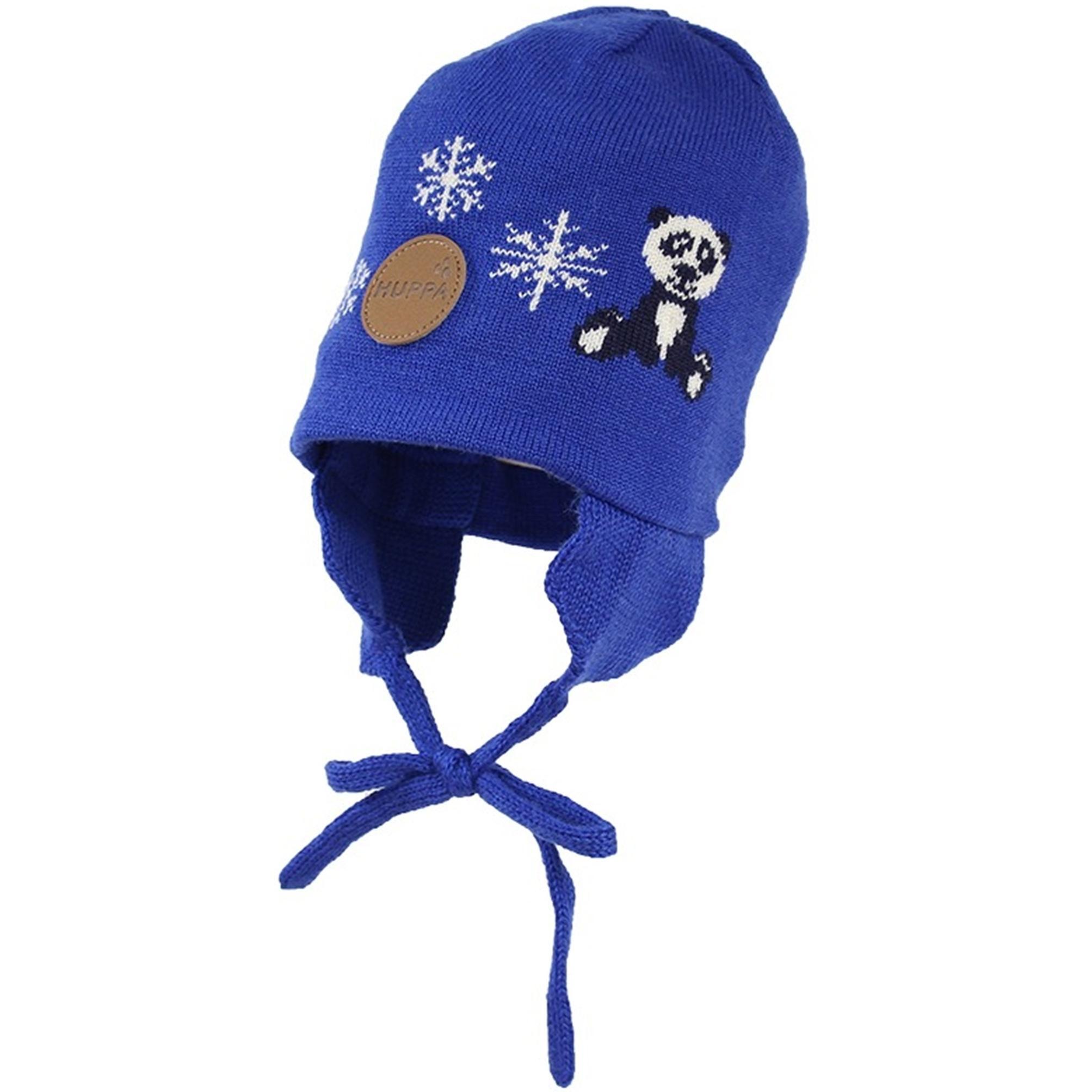 Шапка в’язана зимова дитяча Huppa Doody 1 83730100-70035 S синійфото1