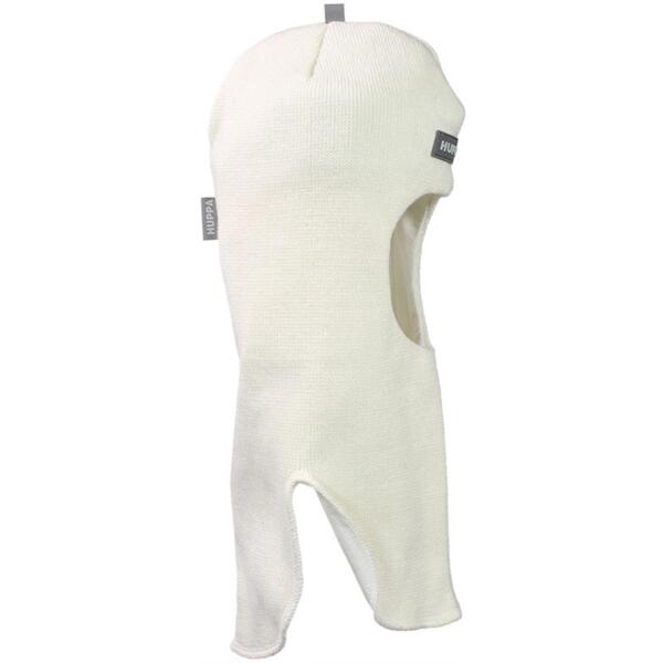 Шапка-шолом в’язана зимова дитяча Huppa Gerda 1 85150100-00020 S білийфото