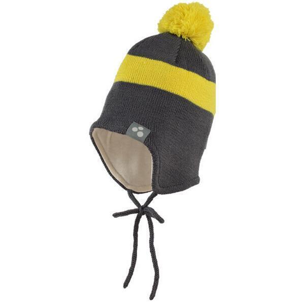 Шапка в’язана зимова дитяча Huppa Viiro 1 83620100-80048 XS сірийфото