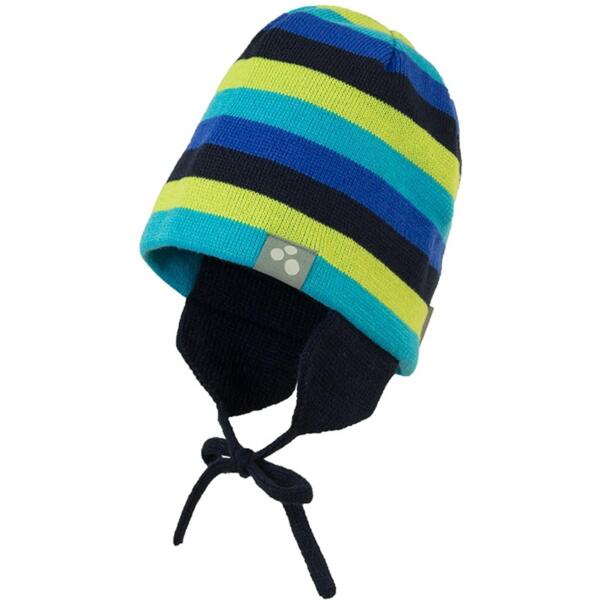 Шапка в’язана зимова дитяча Huppa Cairo 83150000-00186 XS темно-синійфото