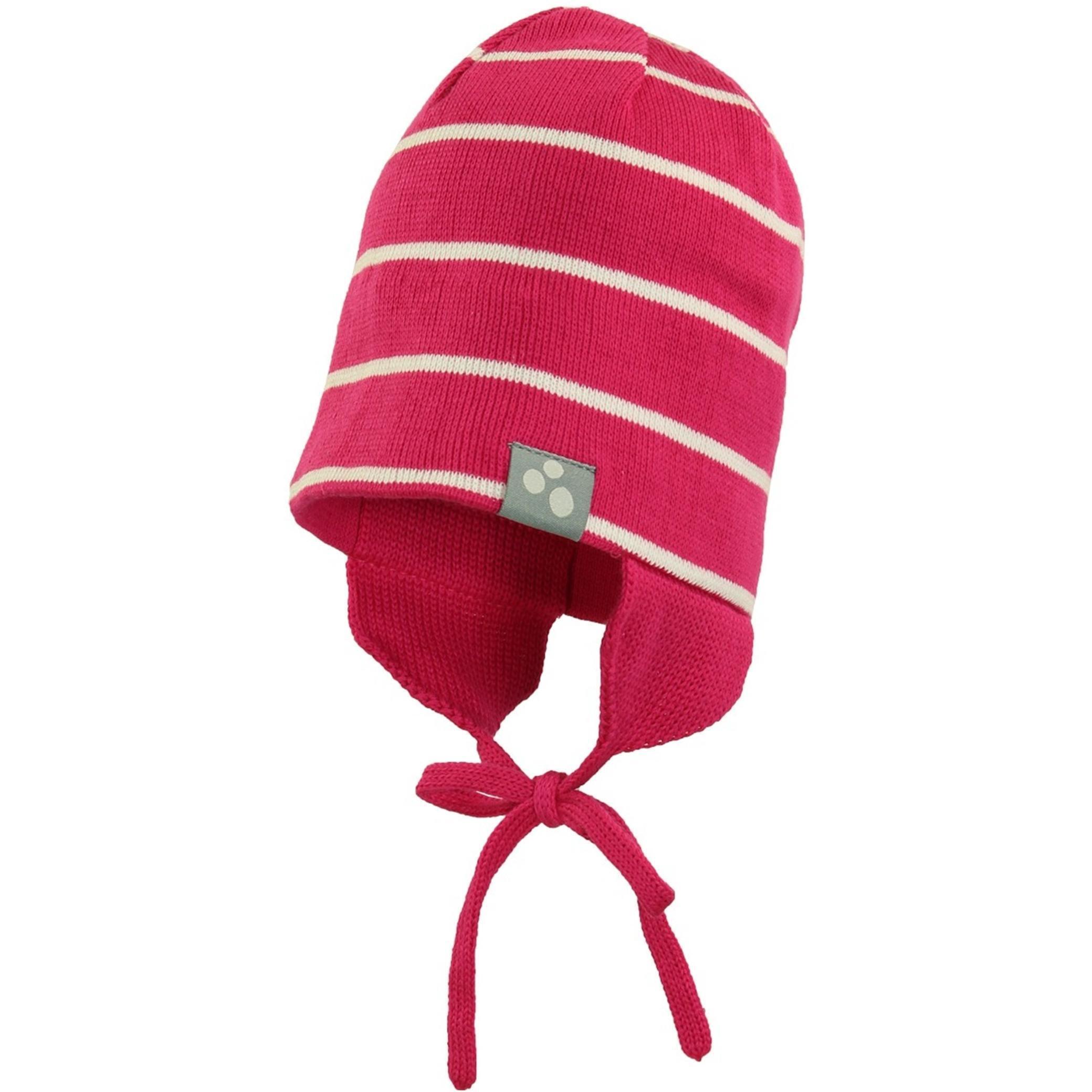 Шапка в’язана зимова для дівчинки Huppa Cairo 83150000-90263 XXS фуксіяфото1