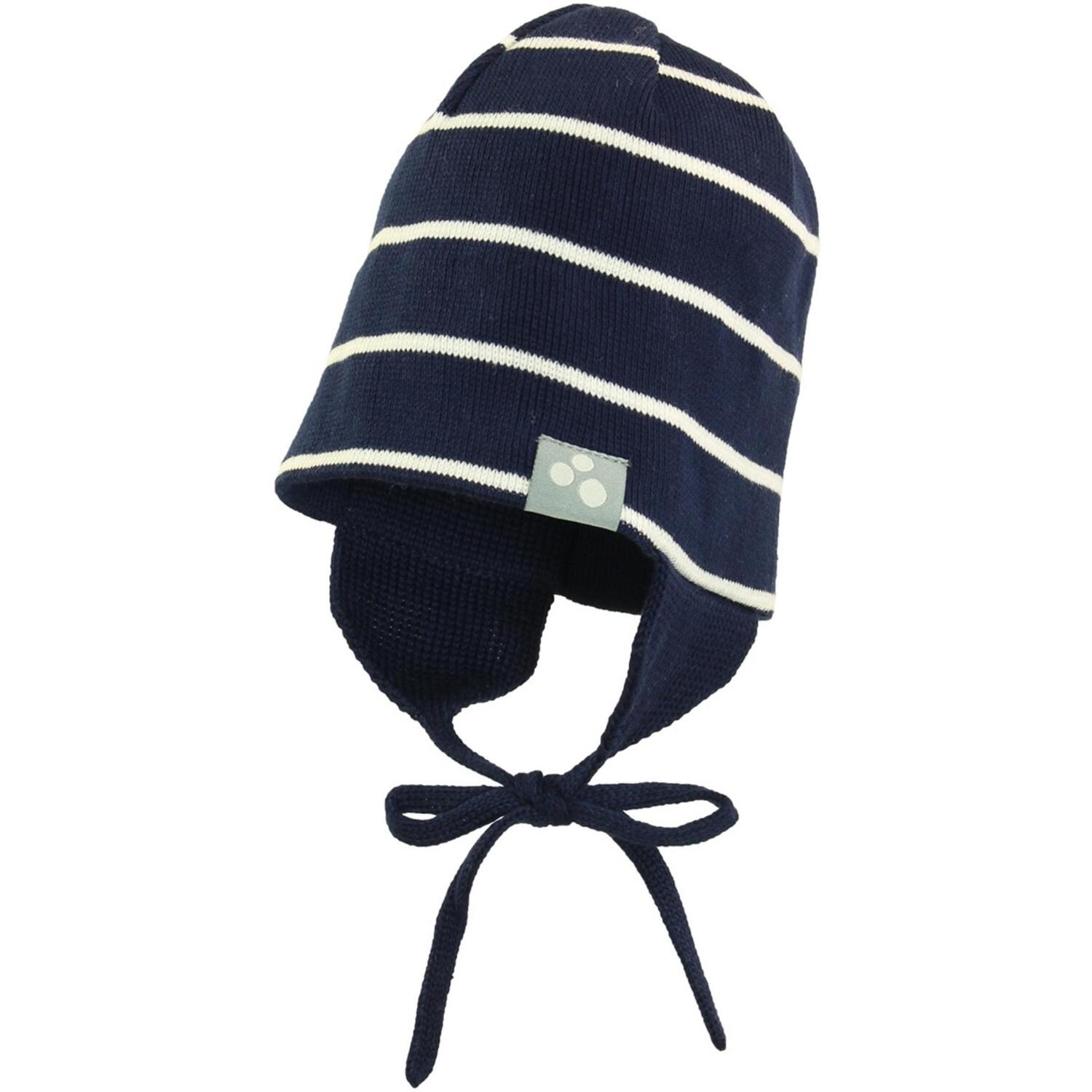 Шапка в’язана зимова дитяча Huppa Cairo 83150000-90286 XS темно-синій