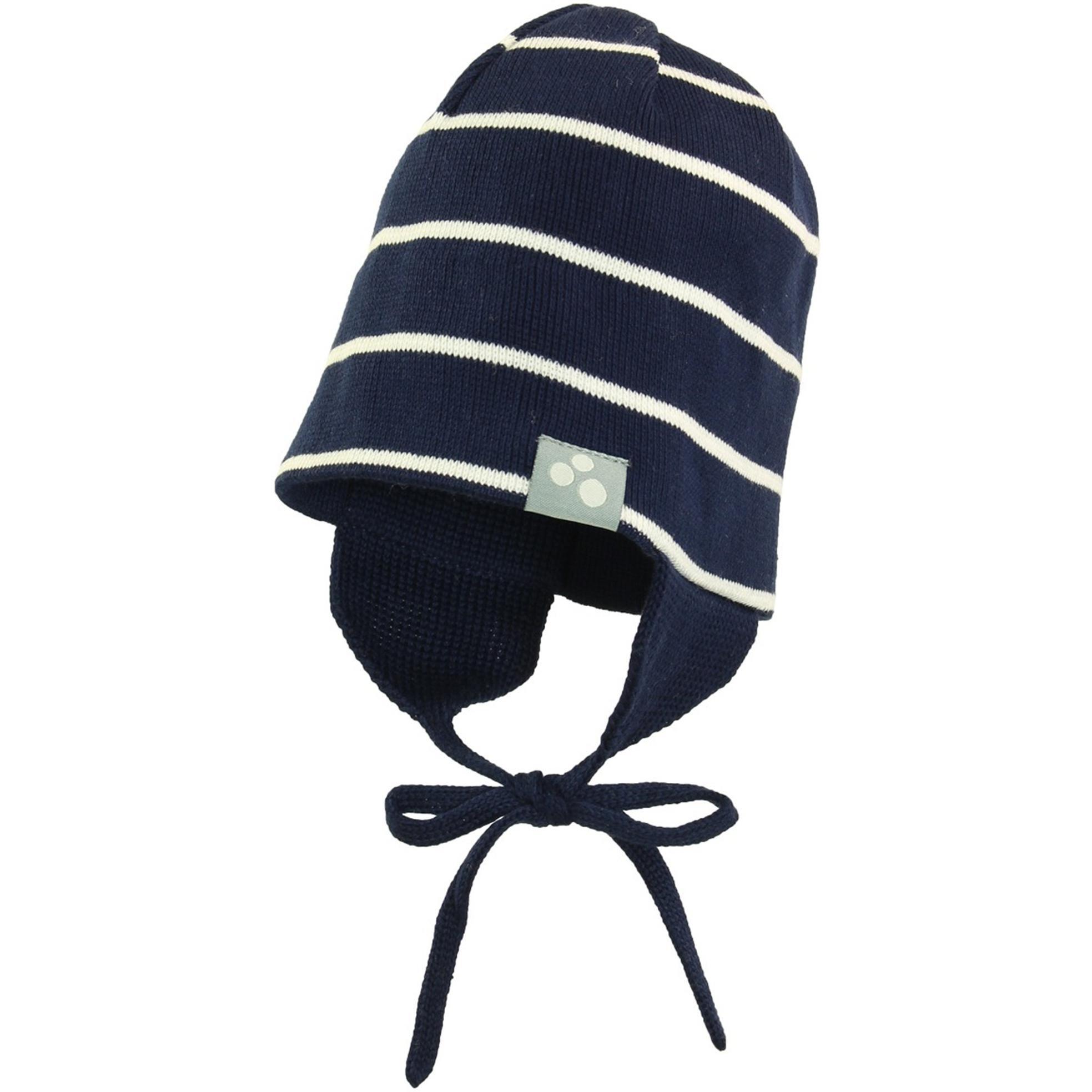 Шапка в’язана зимова дитяча Huppa Cairo 83150000-90286 XS темно-синійфото1