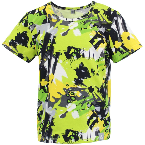 Футболка для хлопчика Huppa Jeidel 73000000-95047 122 см лаймовийфото