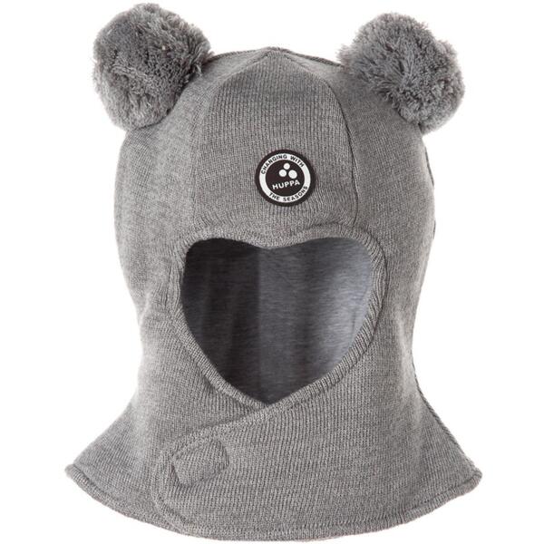 Шапка в’язана зимова дитяча Huppa Term Charlie 94410008-90028 XS світло-сірийфото