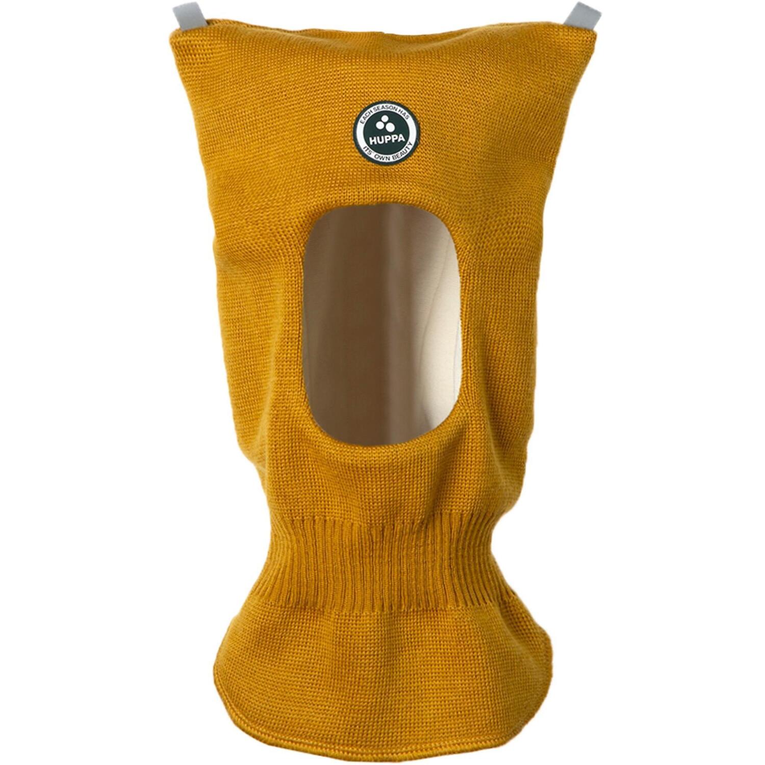 Шапка-шлем вязаная зимняя детская Huppa Coco 1 85070100-10092 XL золотисто-коричневая