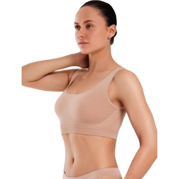 Топ бесшовный Giulia 7551 Tank Top Shine Edge L/XL бежевый фото 