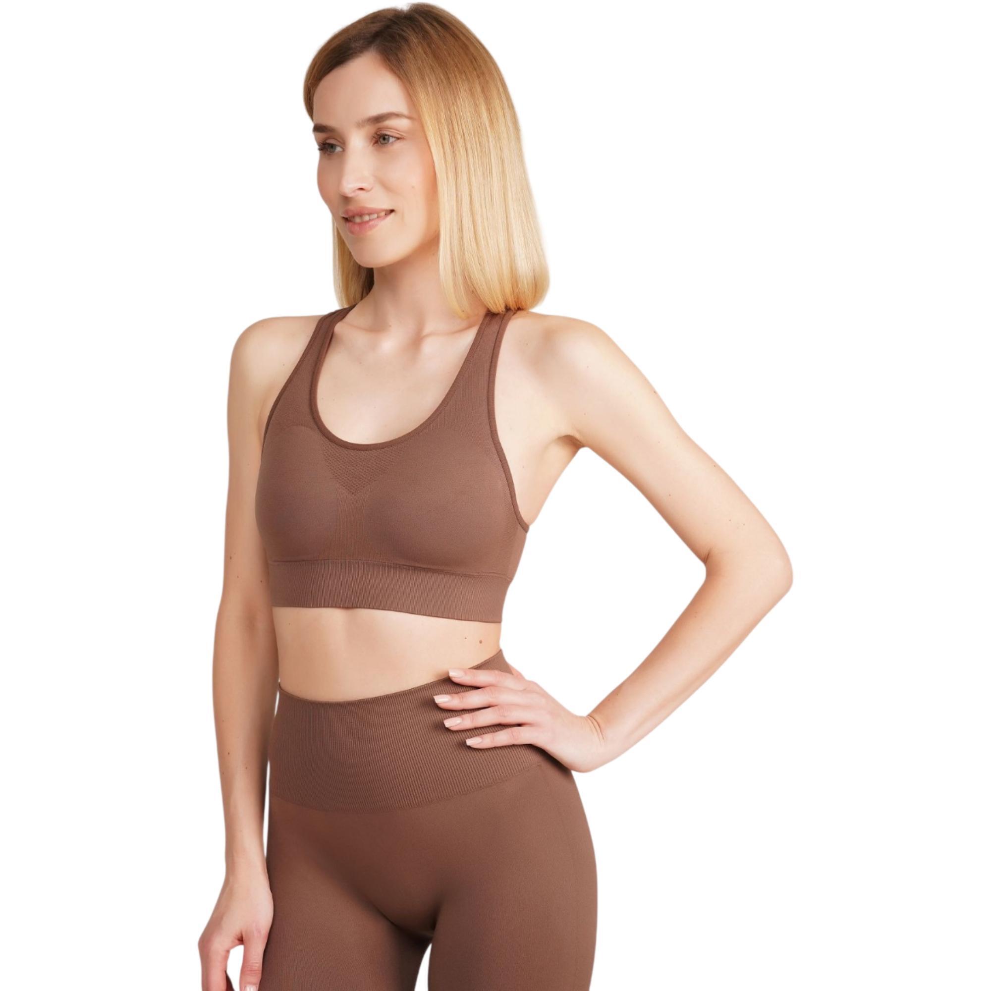 Спортивний топ Giulia 7552 Top Energy 02 L/XL коричневийфото1