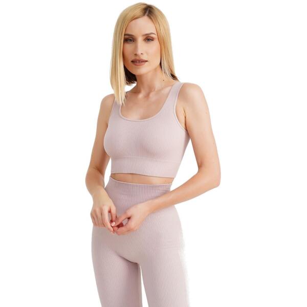 

Топ бесшовный Giulia 7148 Top Rib S/M розовый