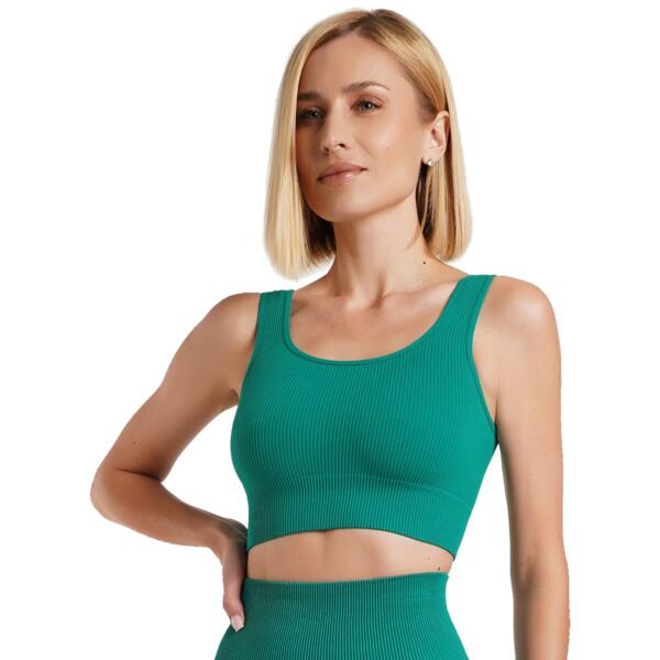 Топ безшовний Giulia 7148 Top Rib L/XL смарагдовийфото