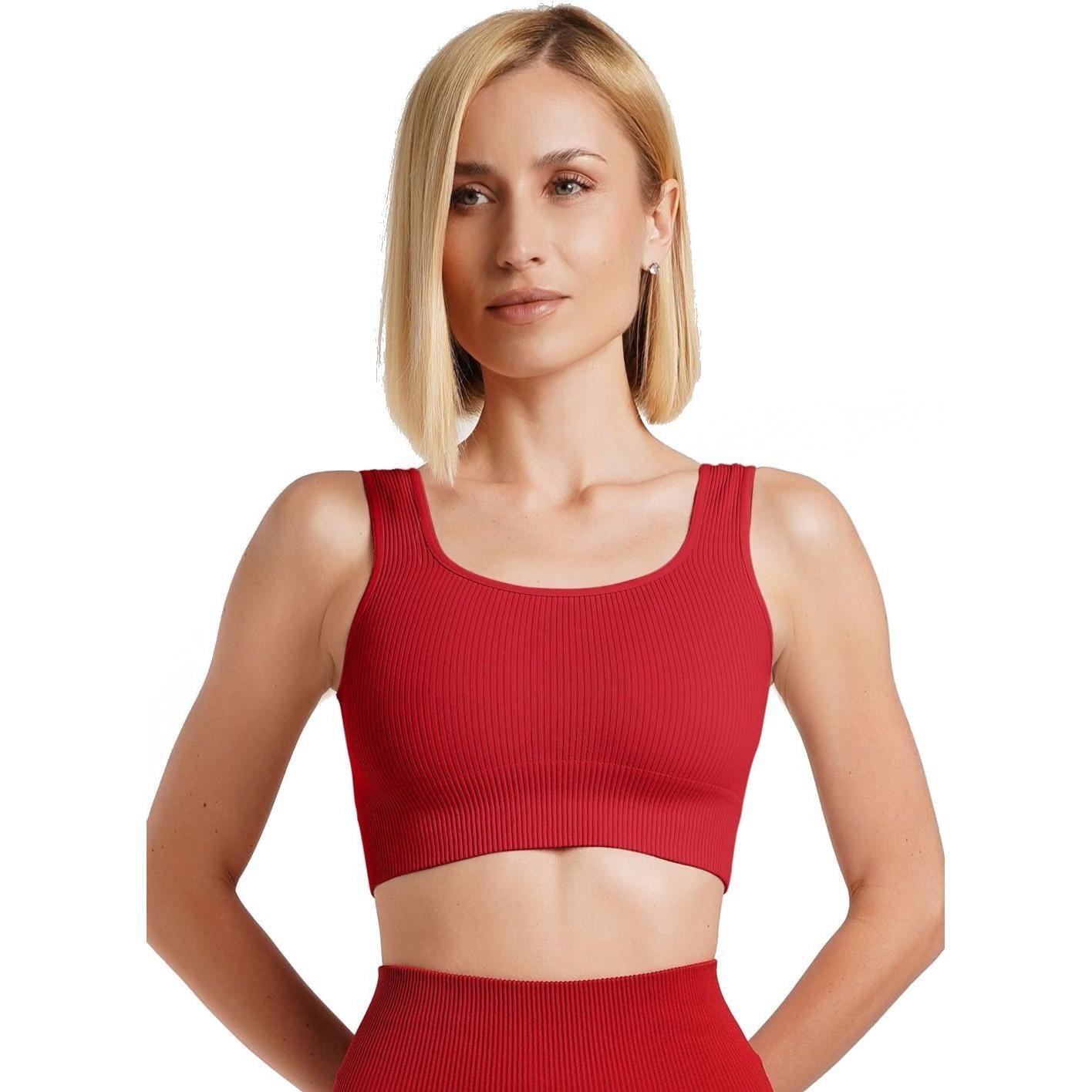 Топ безшовний Giulia 7148 Top Rib L/XL червонийфото1