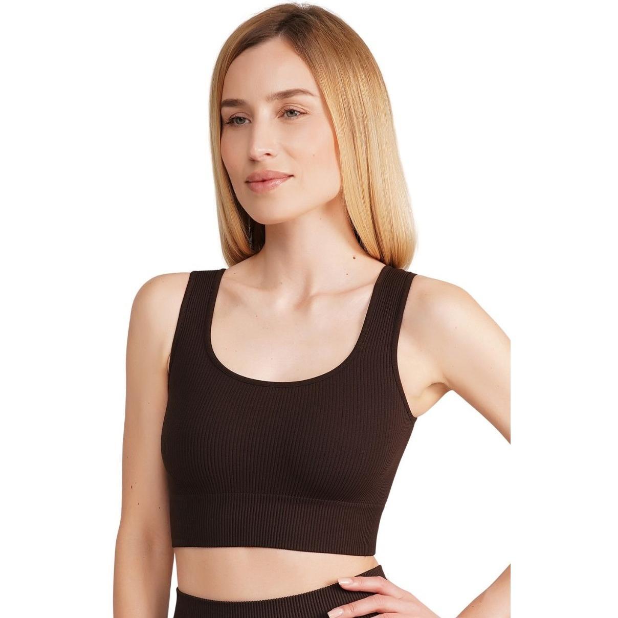 Топ безшовний Giulia 7148 Top Rib L/XL шоколаднийфото1