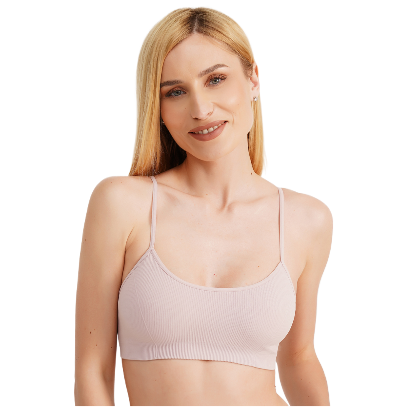 Топ-бра в рубчик Giulia 7120 Cami Top Rib L/XL лиловый фото 1