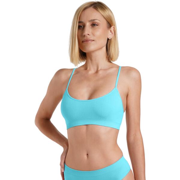 

Топ-бра в рубчик Giulia 7120 Cami Top Rib L/XL голубой
