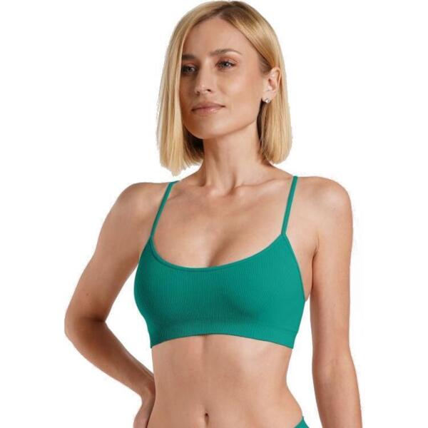 

Топ-бра в рубчик Giulia 7120 Cami Top Rib S/M изумрудный