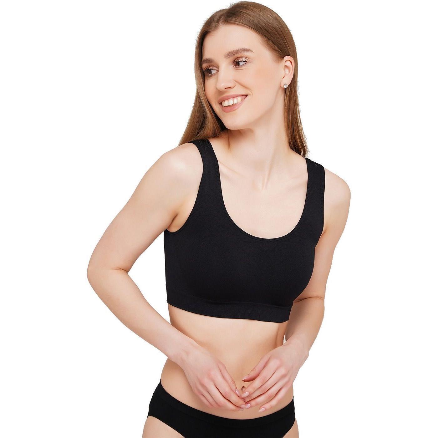 Топ безшовний Giulia 6956 Tank Top S/M чорний