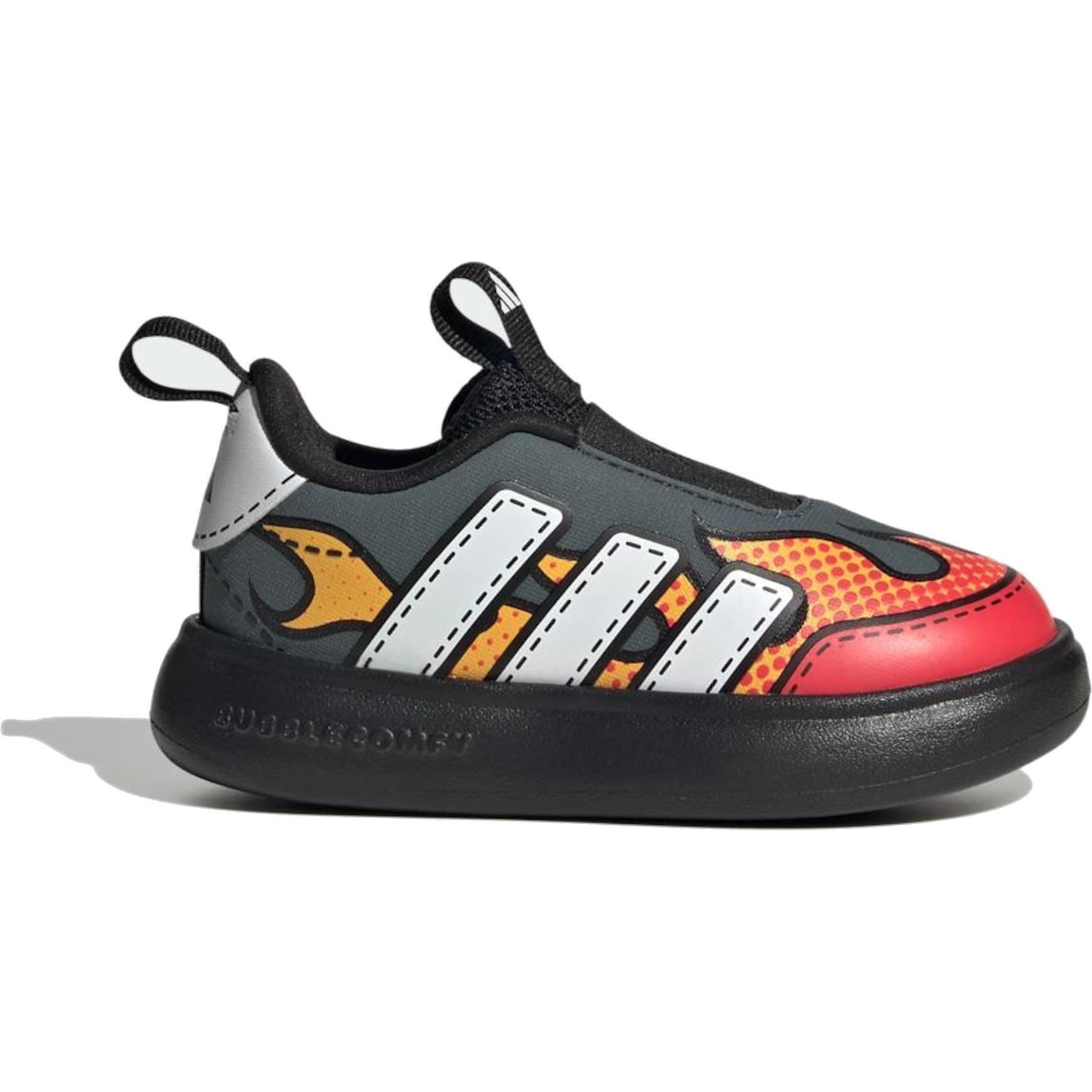 Слипоны детские Adidas Bubblecomic I HP3642 27 (9.5K UK) серые фото 1