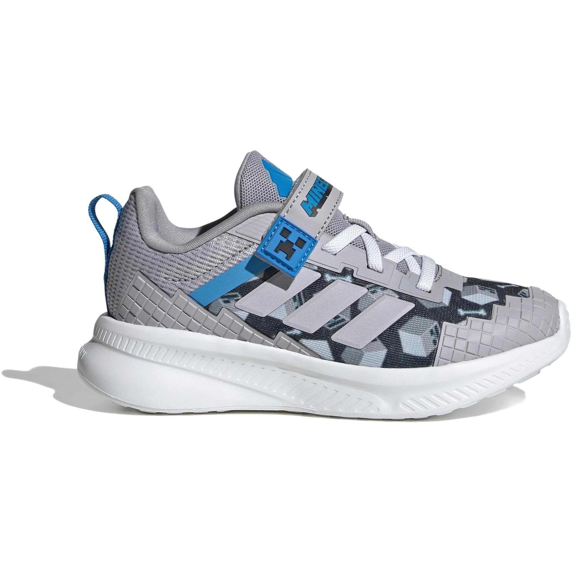 Кроссовки детские Adidas Minecraft Fortarun El C JR1945 33 (1 UK) серые фото 1
