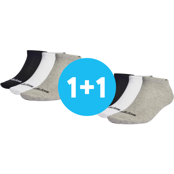 

Набор носков Adidas T Lin Low 3P IC1300 S (37-39) разноцветные
