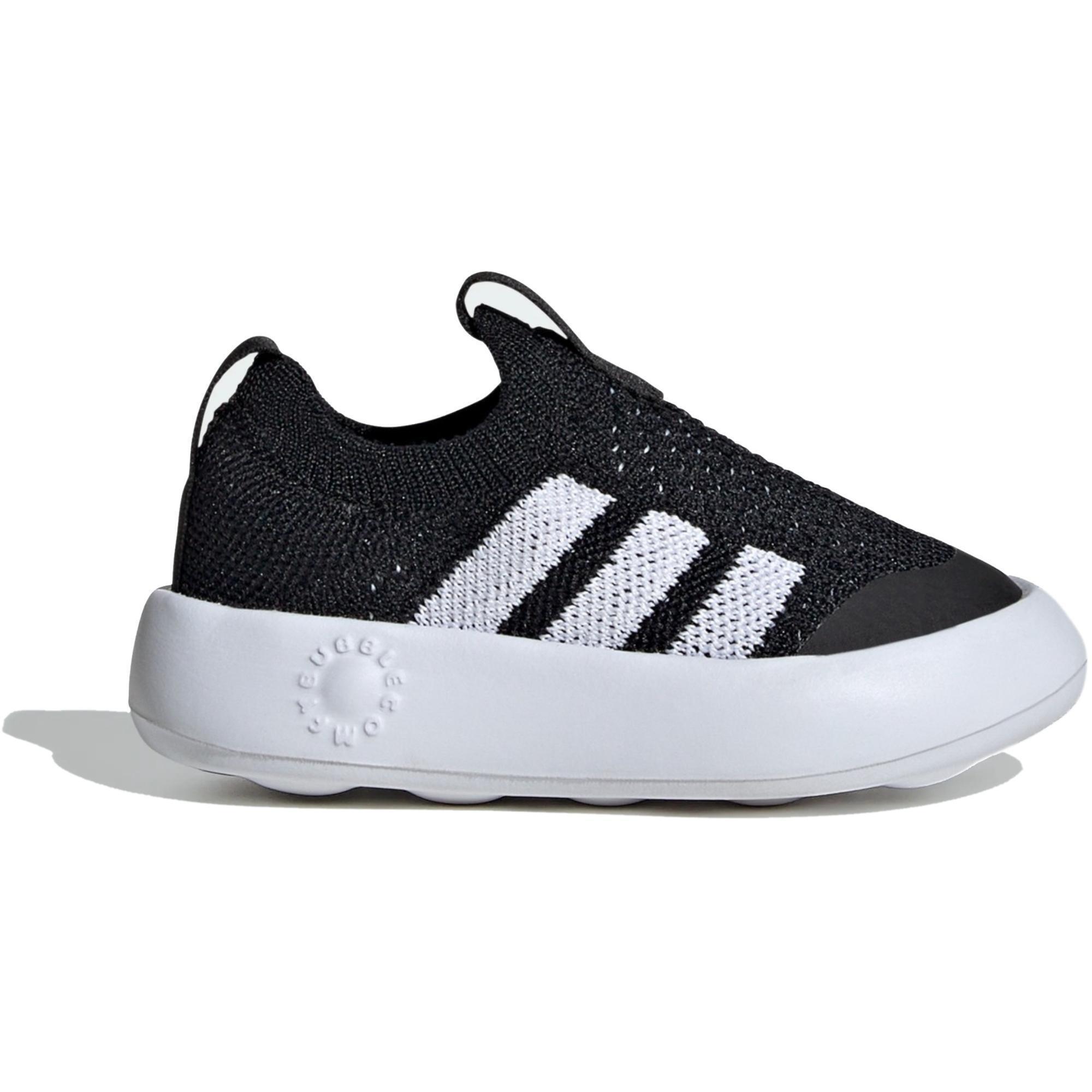 Слипоны детские Adidas Bubblecomfy I IH1264 25.5 (8 UK) черные фото 1