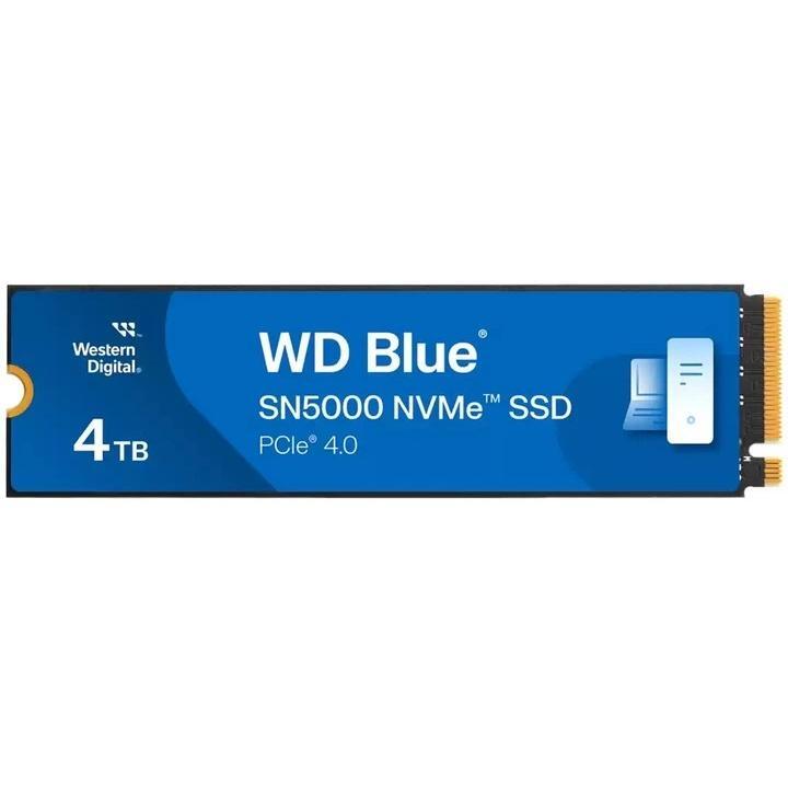 Накопичувач SSD WD M.2 4TB PCIe 4.0 Blue SN5000 (WDS400T4B0E)фото1