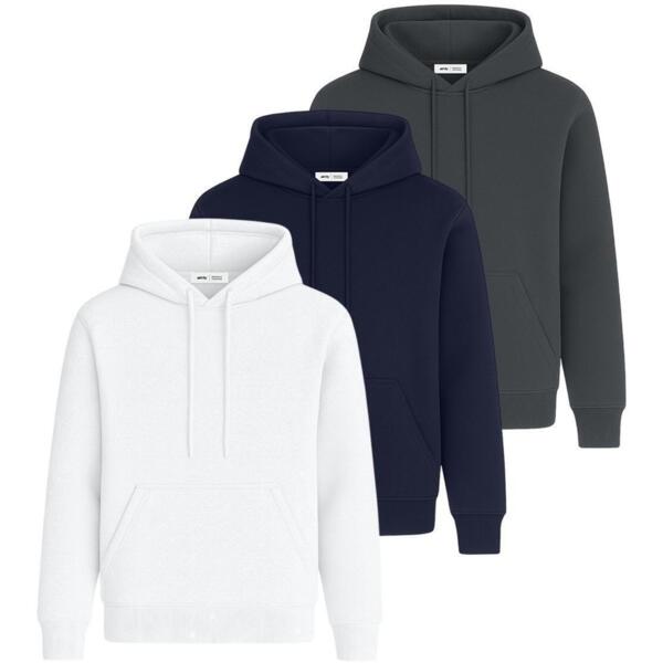 Набір худі утеплених жіночих RAY Basic U0401W S 3шт білий/темно-синій/темно-сірийфото